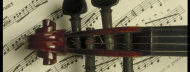 musik violin noder bredformat