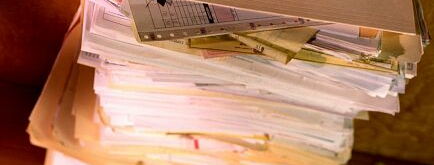 Papir rapport dokument forside