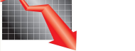 Pil nedtur graf downsize bredformat