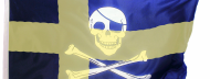 S�r�ver pirat sverige flag topfoto