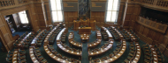 Christiansborg Folketinget  sal topfoto