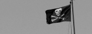 Jolly Roger s�r�ver pirat topfoto