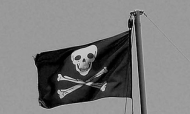 Jolly Roger s�r�ver pirat forside