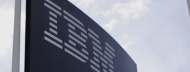 IBM flag skilt topfoto