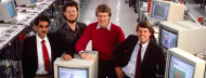 Sun stiftere Vinod Khosla Bill Joy Scott McNealy Andy Bechtolsheim