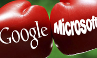 Microsoft vs mod Google stor boksehandsker
