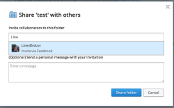 Dropbox Facebook