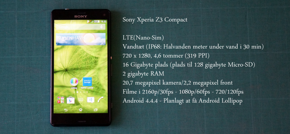 Test Sony Z3 Compact Bor Vaere Din Naeste Lille Android Telefon