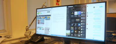 Kanon position Hej hej Test: Så meget plads får du på skrivebordet med gigantisk 21:9 skærm -  Computerworld