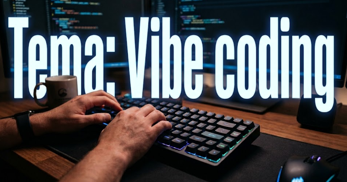 Der er et problem med vibe coding, som vi skal have styr på, hvis vi ...