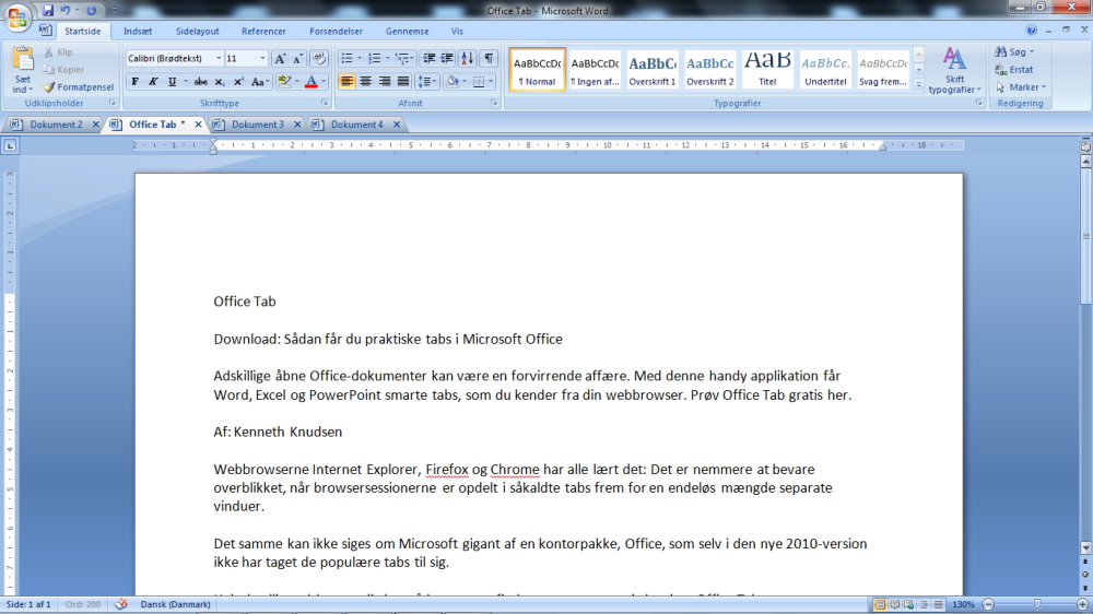 Download: Sådan får du praktiske tabs i Microsoft Office - Computerworld