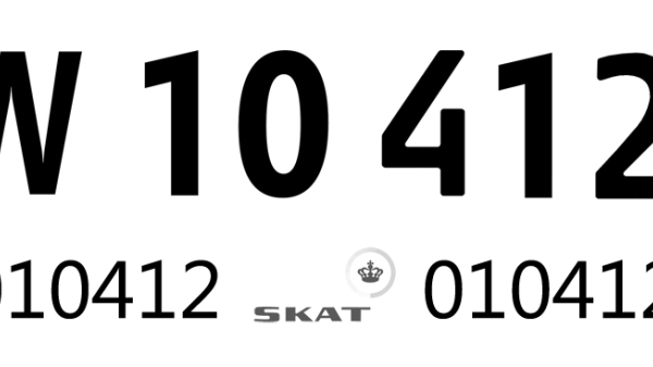 Indsigt ske Vejhus Ny løsning fra Skat: Print selv din nummerplade - Computerworld