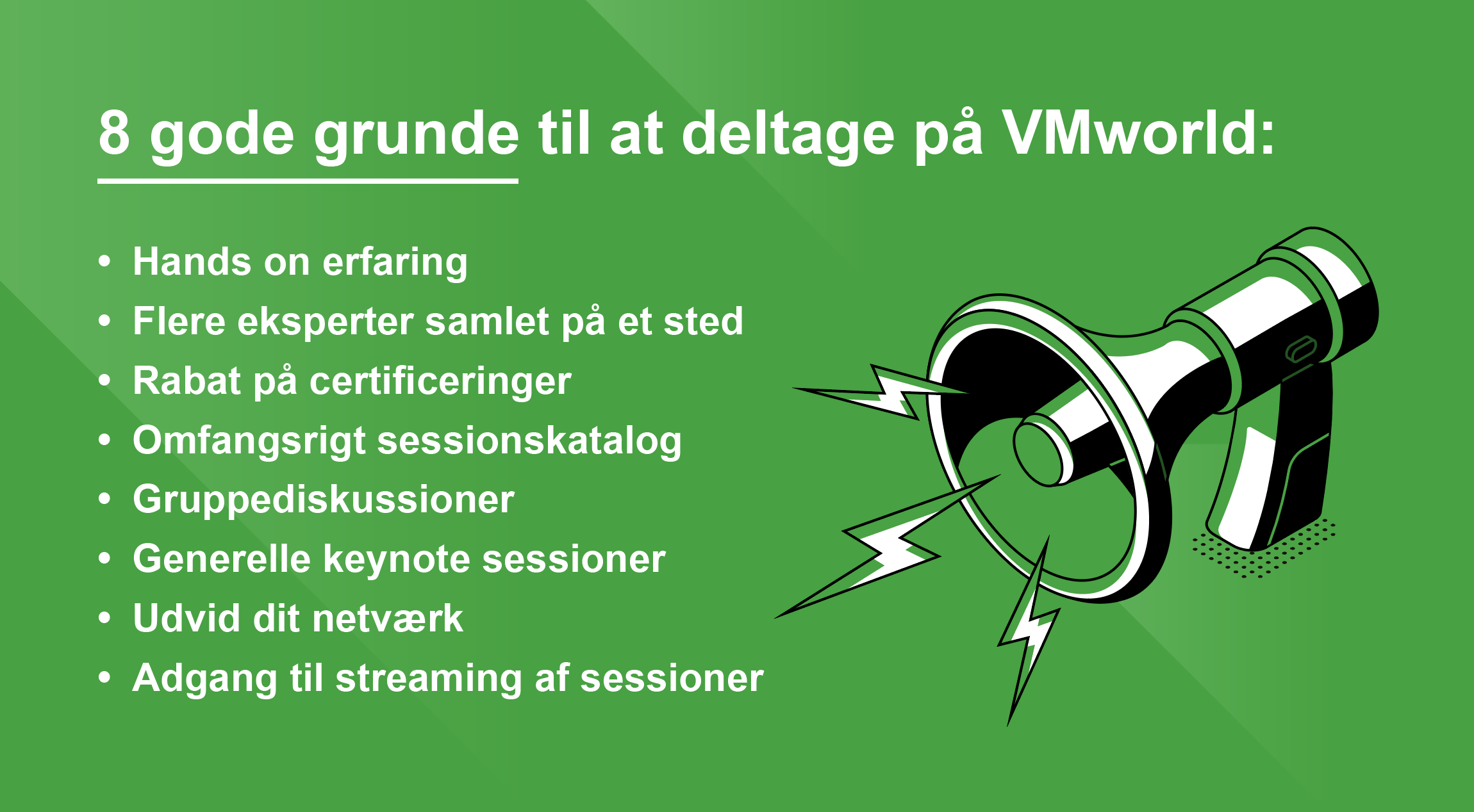 8 gode grunde til at deltage på VMworld